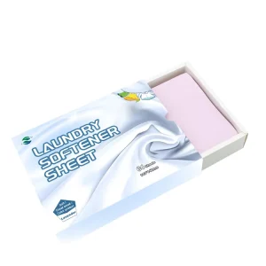 Kraft Paper Package Fabric Softener Sheet Eco Friendly Softener Dryer Sheets for Sale