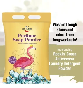 LC Free Sample High Foam Washing Detergent Soap Powder Washing Detergent Euoxic Enzyme Perfume Soap Powder for Sale
