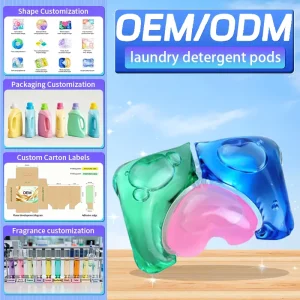 Lasting Fragrance Color Protector Chinese Laundry Detergent Beads Capsule Washing Pods 3 In1 Laundry Detergent Cleaning Products