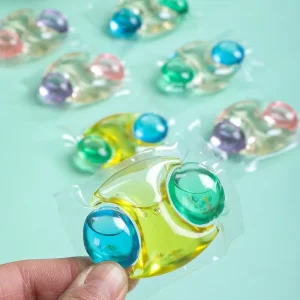 Lasting Fragrance Colorful Custom Cleaner Detergent Soap Laundry Liquid Capsule Lavender Suppliers