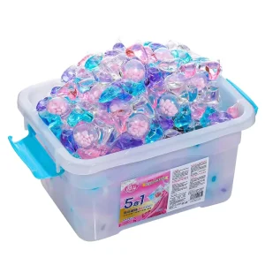 Laundry Ball Disposable Laundry Beads Washing Capsules 5 in 1 Laundry Detergent Pods 100 Pieces Water Soluble Capsule Cleaners