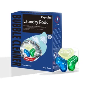 Laundry Detergent Capsules 40 Load Travel Size Portable Concentrated Quick Dissolve Laundry Detergent Pods