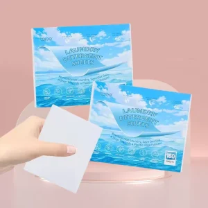 Laundry Detergent Sheet Deep Cleaning Eco Friendly Laundry Sheets Natural Plant Biodegradable Laundry Detergent Strips