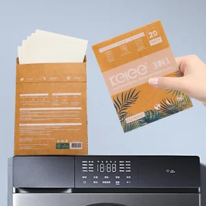 Laundry Detergent Sheets Bulk Custom Packaging Eco Friendly Biodegradable Fabric Safe Laundry Sheet for Hotel Household