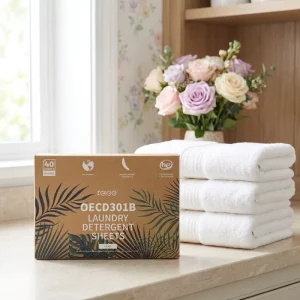 Laundry Detergent Sheets Eco Friendly All Natural Biodegradable Power Laundry Sheets for Home Use