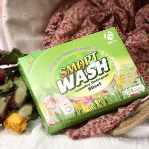 Laundry Detergent Sheets Household Cleaning for Clothes Great for Travel Apartments Dorms