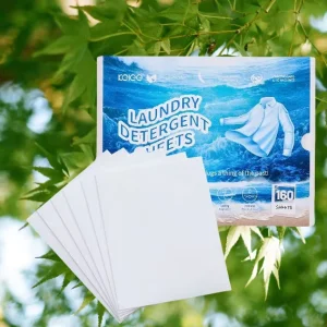 Laundry Detergent Sheets Manufacture Deep Cleansing 160pcs Detergent Laundry Sheets Strips Laundry Detergent Tablets