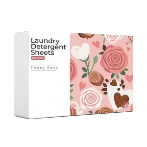 Laundry Detergent Sheets Recyclable Packaging Hypoallergenic Stain Remover Concentrated Laundry Soap Free