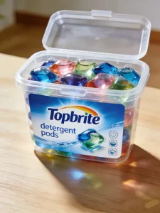 Laundry Liquid Detergent Pods Easy Use Unique Design 3in1 Pods Eco Friendly Stain Removal Washing Capsules