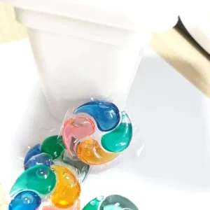 Laundry Pod Container Cleaner Laundry Beads Laundry Detergent Pods Concentrated Capsule