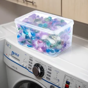 Laundry Pods Disposable Eco-Friendly Skin-Friendly Ingredients Plant-Based Liquid Scent Booster Capsules for Apparel 3-in-1