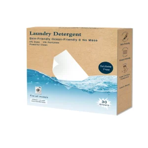 Laundry Sheet Factory Price Earth Eco Friendly Soap Detergent Paper Linen Fresh Laundry Sheets for Sensitive Skin