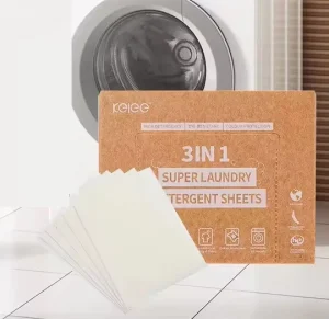 Laundry Sheets 3 in 1 Clean Laundry Color Grabber Dryer Sheets Detergent Sheets