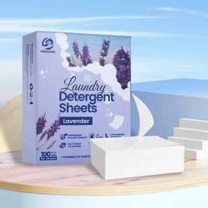 Laundry Whitener Sheet Laundry Whitening Detergent Fabric Bleach Sheet White Color Bleach Free Dye Laundry Detergent Sheets