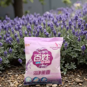 Lavender Floral Fragrance Rich Foam Stain Remover Laundry Washing Powder Detergent with 5% 22% for Ingredients
