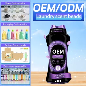 Lavender Laundry Scent Beads 24 Hours Long Lasting In-Wash Scent Booster Odor Eliminator Freshener Beads Cleaning Products