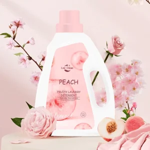 Lc Free Samples Highly Active Lasting Fragrance Laundry Detergent Liquid Bulk Peach Fragrance Laundry Detergent
