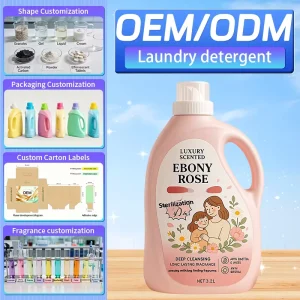 Lessive Liquide Apparel Laundry Liquid Detergent 6%-10% for Ingredients Bottled OEM OEM Substitute Processing Cleaning Products