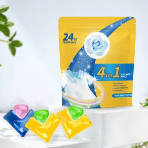 Liquid Laundry Pods Washing Gel Water Soluble Laundry Detergent Pod