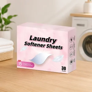 Long Lasting Scent Eco Friendly Disposable Fabric Softener Sheets with Fresh Fragrance for Laundry