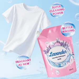 Low Price Bulk Sale Export Standard Quality Factory Price Customized Lavender Perfume Laundry Detergent Refill Liquid Soap