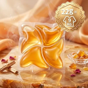 Luxury Perfume Laundry Pods OEM 8X Natural Enzyme Bacteriostasis Hypoallergenic No Fluorescent Eczema Skin Safe Wash