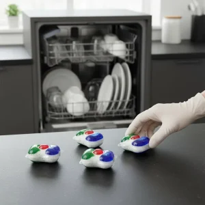 MSDS Formula No Perfume Household Cleaning Detergent Eco Friendly Dishwashing Pods