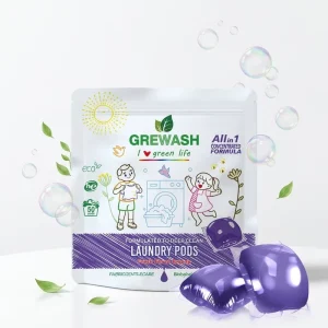 Manufacturer 8g Laundry Pods for Oil and Grease Stains Non-toxic Washing Capsules for Kids Clothes