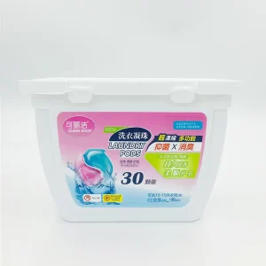 Manufacturer Price Eco Friendly Laundry Detergent Disposable Soap Beads Gel Shaped Washing Pods