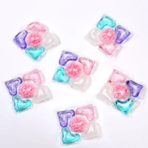 Multi Chamber Laundry Detergent Pods With Fragrance Beads Water Soluble Deep Clean Long Lasting Scent OEM ODM Bulk