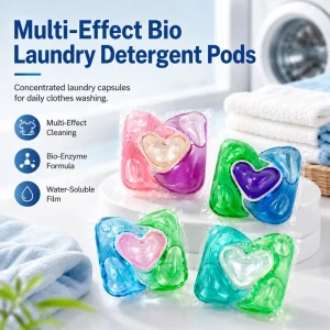 Multi effect Laundry Detergent Pods Stain Removal Odor Eliminating Long Lasting Fragrance Laundry Beads Household Washing