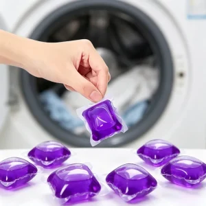 Natural Fresh Scent Laundry Pods Long lasting Fragrance Refreshing Household Washing Capsules