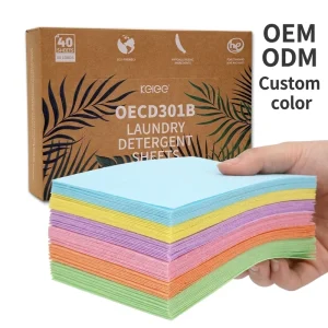Natural Laundry Detergent Sheets Biodegradable Enzyme Eco Friendly Laundry Sheets Laundry Paper Sheets