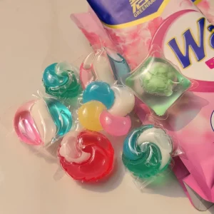 Natural Organic Eco Friendly Disposable Laundry Pods Custom Scent Sulfate Free Phosphate Free Baby Safe Detergent Capsules for