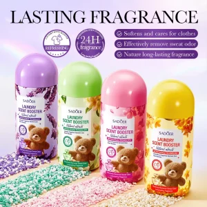 Natural Private Label Sadoer 200g Softener Jasmine Lavender Fragrance Laundry Scent Aroma Booster Beads