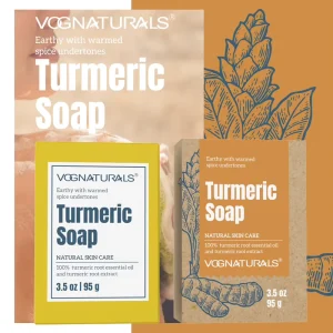 Natural Turmeric Soap With Soothing Honey Turmeric Bar Soap for Face and Body Reduces Redness Fades Age Spots