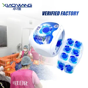 New Design 5 Compartment Laundry Pods Powerful Stain Removal Detergent Capsule Multi Chamber Laundry Liquid Pods Factory Price