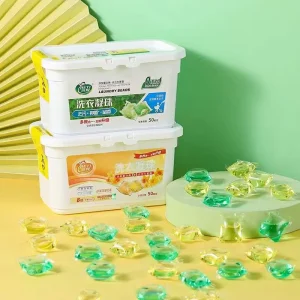 New Design 8g Anti cross Color Liquid Detergent Capsule Laundry Pods Private Label Apparel Washing Eco friendly Capsule