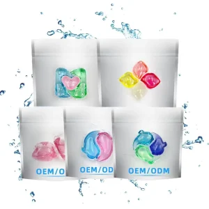 New Eco Friendly Laundry Pods High Efficiency Deep Cleaning Long Lasting Fragrance ultra Condensed Detergent Pods Color