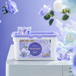 New Household Cleaning Oxi 3in1 Laundry Pods Detergent Capsules Scent Beads Laundry Liquid Soap Booster Washing Pods Capsules