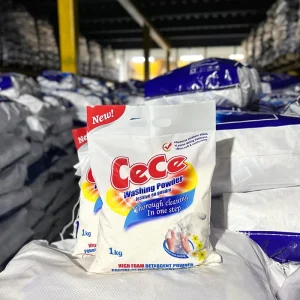 New Packaging Design 1kg Washing Powder Top Factory Quality High Foam White Color Detergent Powder