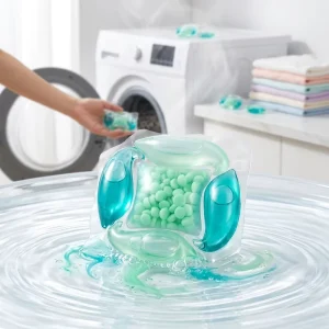 New Product 5 In1Eco Friendly Disposable Laundry Beads Gel Shape 30% 50% Active Ingredient Apparel Use Detergent Pods