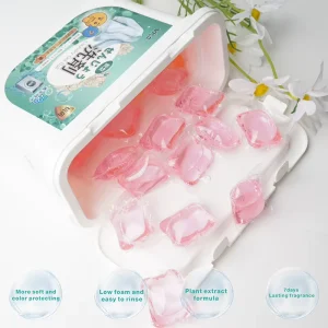 Non Bio Pods Washing Capsules Laundry Pods Clothes Washing Gel Ball Fresh Scent Detergent Pods Ultra Clean Capsules