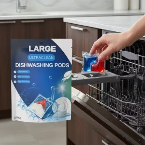 Non Toxic Dish Washer Pod Family Kitchen Dish Washer Detergent Liquid Bead All in 1 Dish Washing Pods Capsules for Sale