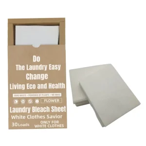 Non toxic Laundry Whitener Cloth Cleaning Product Bleach Sheets Hotel