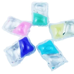 ODM 8g 2in1 Laundry Detergent Pods Capsules Four Colors Lasting Fragrance Anti-Staticpropertie