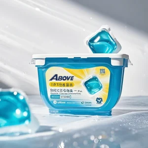 ODM OEM ISO9001 Certified High Efficiency Blue Color Deep Clean Color Protector Eco Laundry Detergent Pods Boxed Long Lasting