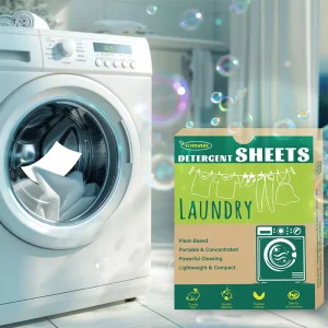 OECD 301B Biodegradable Laundry Detergent Sheets Natural Laundry Strips Luandry Tablets