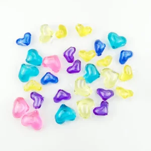 OEM 15g Heart Shaped Soft Laundry Liquid Detergent Pods Disposable Beads for Apparel