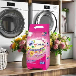 OEM 2Kg Eco friendly Laundry Powder Detergent Washing Soap Strongly Removes Tough Stains Washing Powder